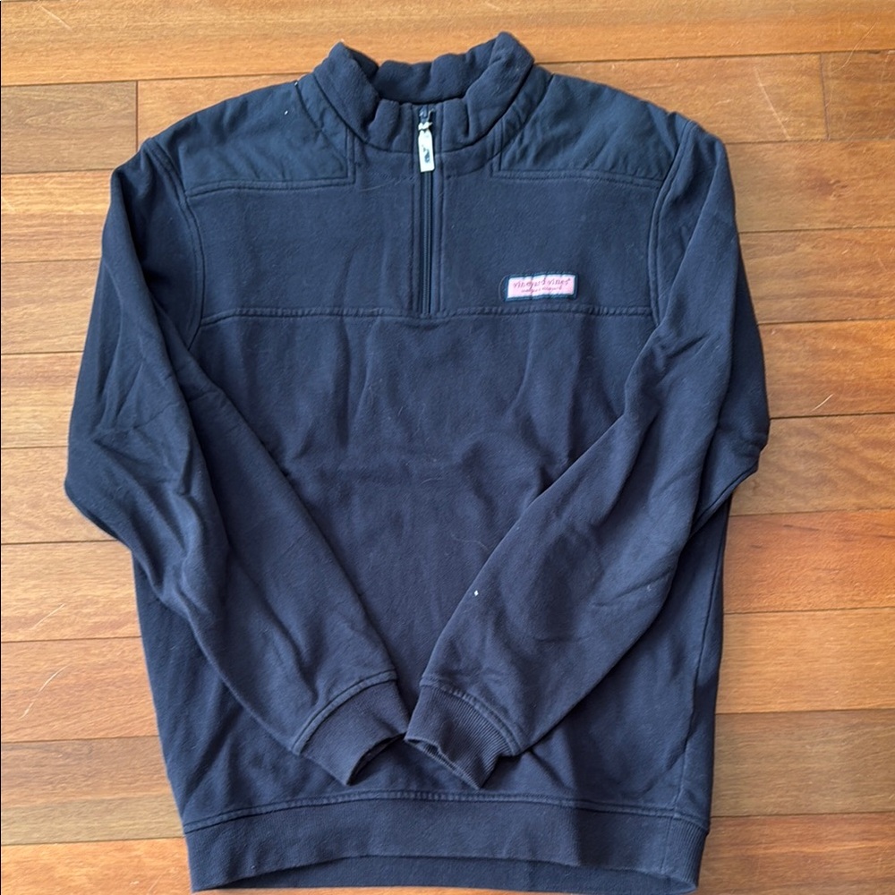 Vineyard Vines Navy Half-Zip Sweater